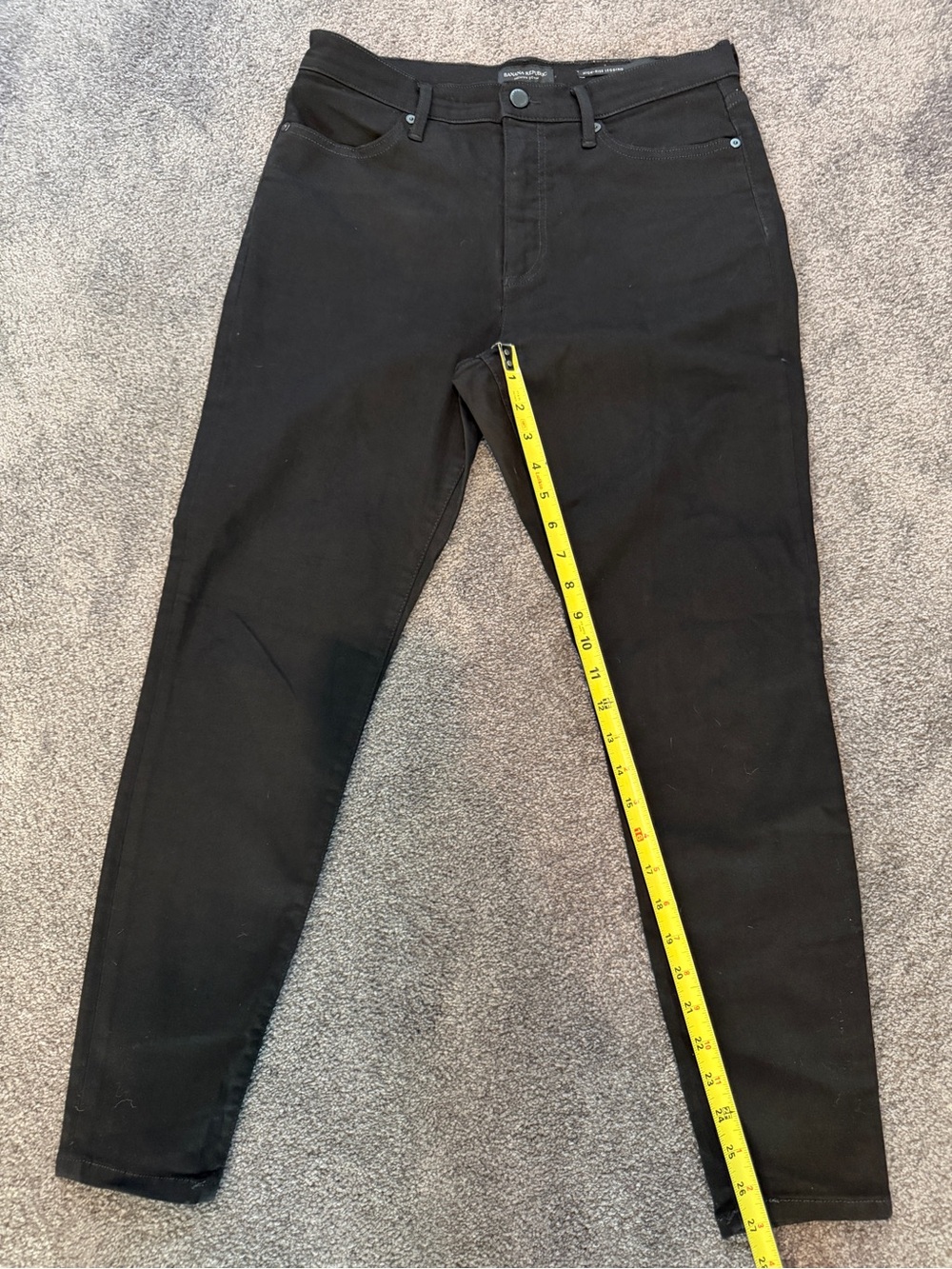 Black Banana Republic High-Waist Legging Jeans